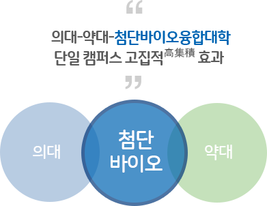 의대-약대-첨단바이오융합대학